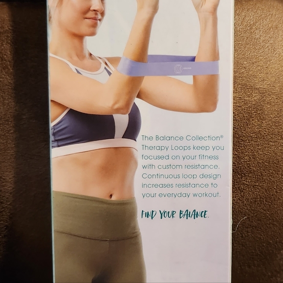 Exercise Flex Bands And Therapy Loops Resistance Workout Band Workout NIB - Picture 4 of 6